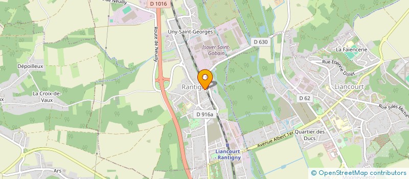 localisation de l'entreprise MONSIEUR DAMIEN ZIANE  RANTIGNY