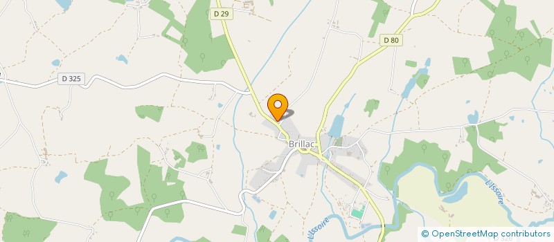 localisation de l'entreprise MONSIEUR DAMIEN ZIEGLER  BRILLAC