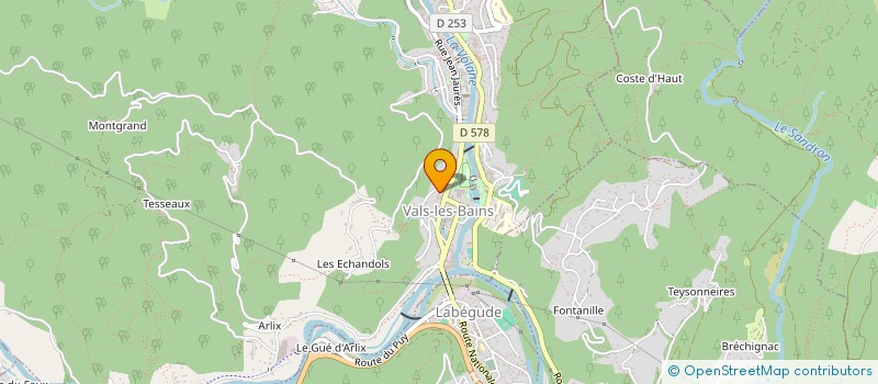 localisation de l'entreprise MONSIEUR DAMIEN ZILKA à VALS-LES-BAINS