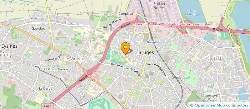 localisation de l'entreprise MONSIEUR DAMIENS DUROU  BRUGES