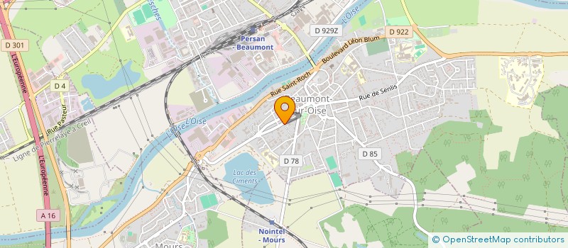 localisation de l'entreprise MONSIEUR DAMILOLA ADIGUN  BEAUMONT-SUR-OISE