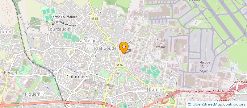 localisation de l'entreprise MONSIEUR DAMIR ALIEV à COLOMIERS