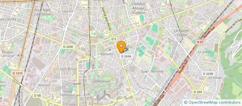 localisation de l'entreprise MONSIEUR DAMIR BEN ALI à GRENOBLE