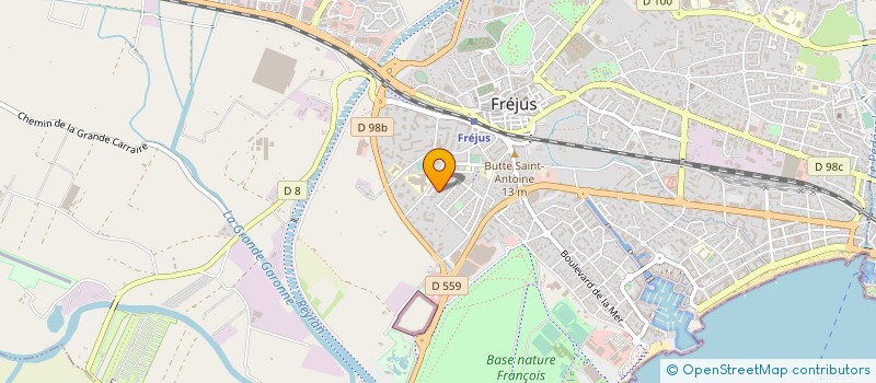 localisation de l'entreprise MONSIEUR DAMIR CHAKIRA MLADJAO à FREJUS
