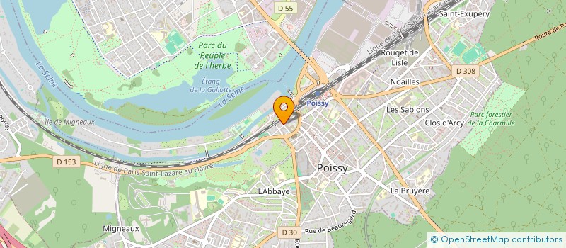 localisation de l'entreprise MONSIEUR DAMIR HAMZIC  CARRIERES-SOUS-POISSY