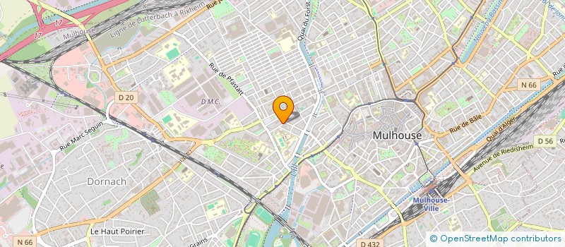 localisation de l'entreprise MONSIEUR DAMIR RAMIC  MULHOUSE