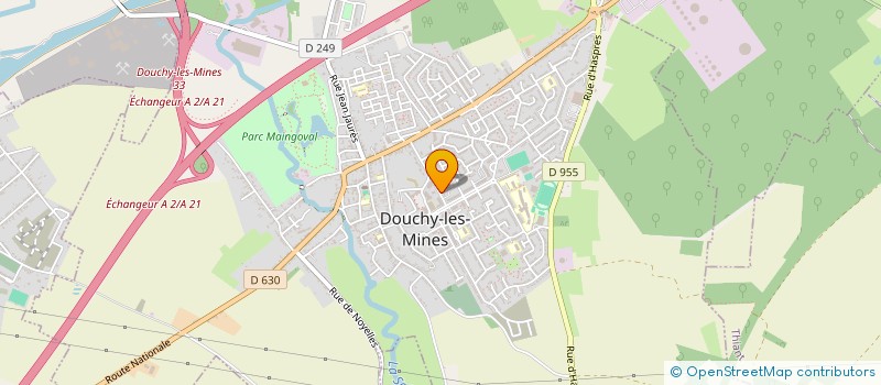 localisation de l'entreprise MONSIEUR DAMNI LAZREG à DOUCHY-LES-MINES