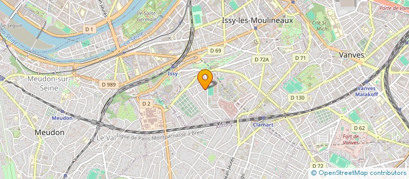 localisation de l'entreprise MONSIEUR DAMY RADAFIARIJAONA à ISSY-LES-MOULINEAUX