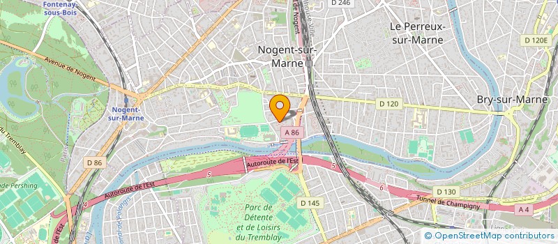 localisation de l'entreprise MONSIEUR DAN AMAR  NOGENT SUR MARNE