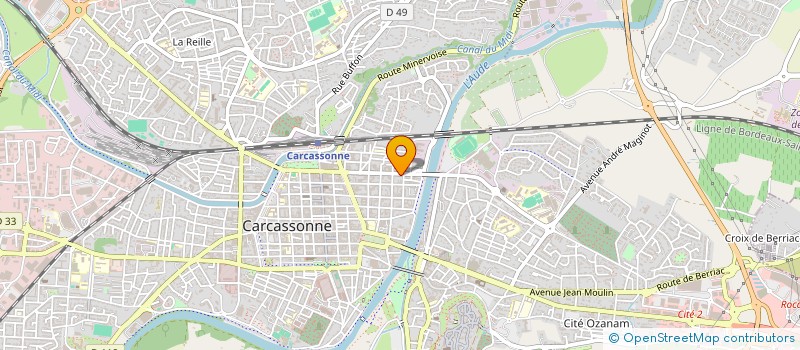 localisation de l'entreprise MONSIEUR DAN BALDOVIN  CARCASSONNE