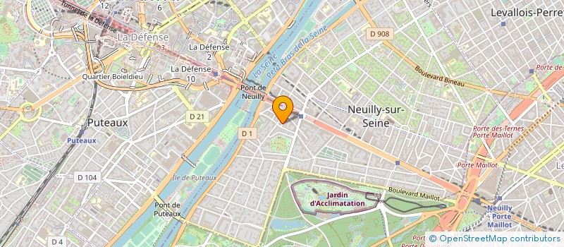 localisation de l'entreprise MONSIEUR DAN BENSADOUN à NEUILLY-SUR-SEINE