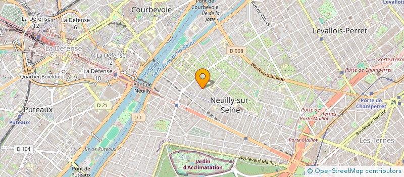 localisation de l'entreprise MONSIEUR DAN BITON à NEUILLY-SUR-SEINE