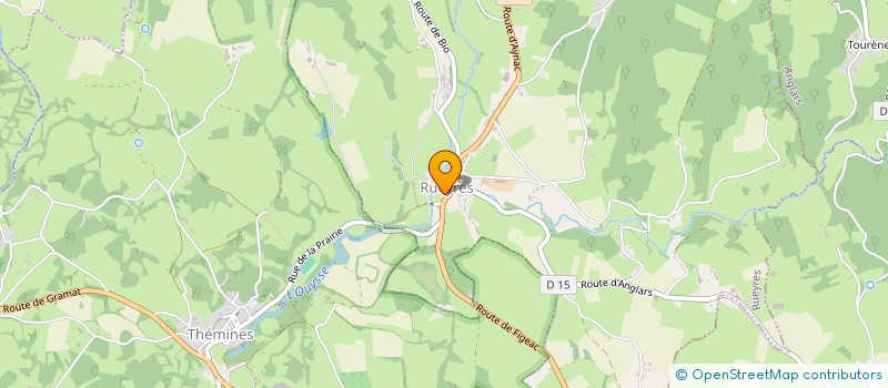 localisation de l'entreprise MONSIEUR DAN BOISSIER  RUEYRES