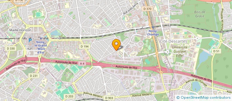 localisation de l'entreprise MONSIEUR DAN BUREA  NOISY-LE-GRAND