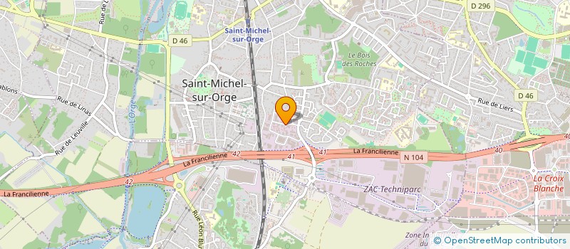 localisation de l'entreprise MONSIEUR DAN CALCOVSCHI à SAINT-MICHEL-SUR-ORGE