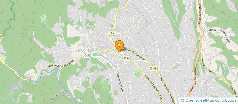 localisation de l'entreprise MONSIEUR DAN CARTIER  LA COLLE-SUR-LOUP
