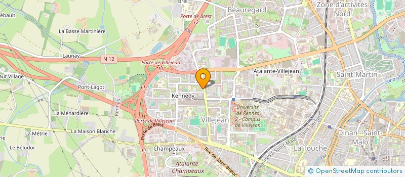 localisation de l'entreprise MONSIEUR DAN CELESTE  RENNES