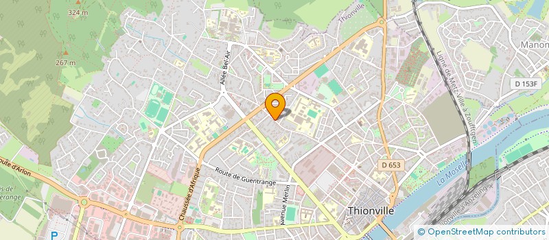 localisation de l'entreprise MONSIEUR DAN CHATAM à THIONVILLE