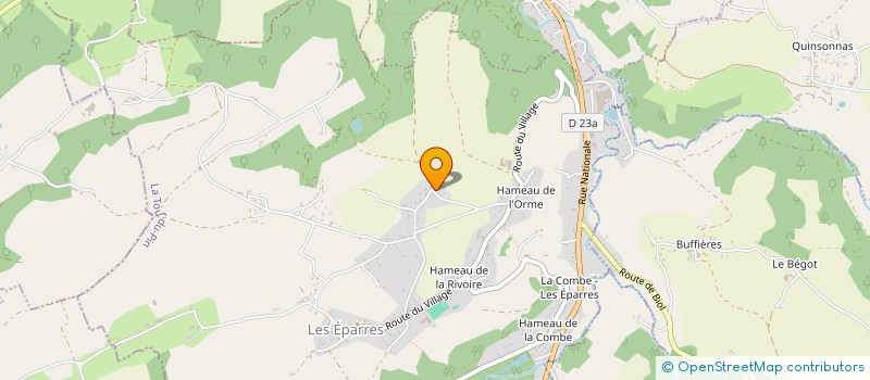 localisation de l'entreprise MONSIEUR DAN CHENAVIER  LES EPARRES