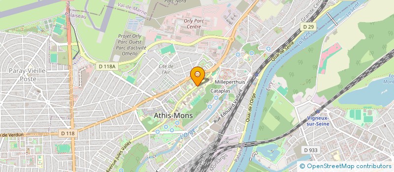 localisation de l'entreprise MONSIEUR DAN CIOBOTAR à ATHIS-MONS