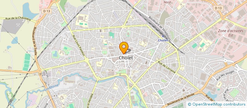 localisation de l'entreprise MONSIEUR DAN-CRISTIAN ENACHE à CHOLET