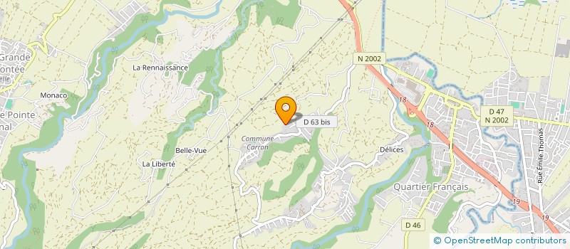 localisation de l'entreprise MONSIEUR DAN DAMOUR  SAINTE-SUZANNE