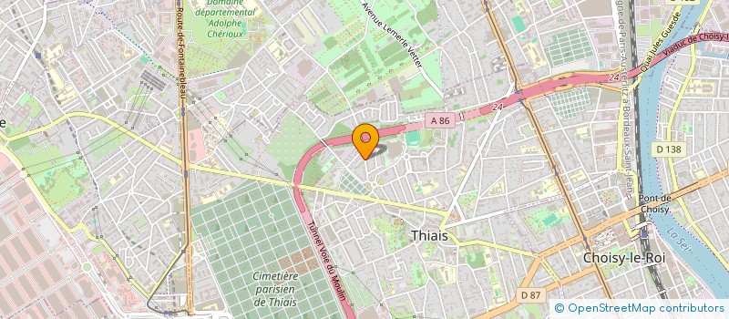 localisation de l'entreprise MONSIEUR DAN DE AZEVEDO à THIAIS
