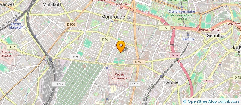 localisation de l'entreprise MONSIEUR DAN DE FIGUEIREDO  MONTROUGE