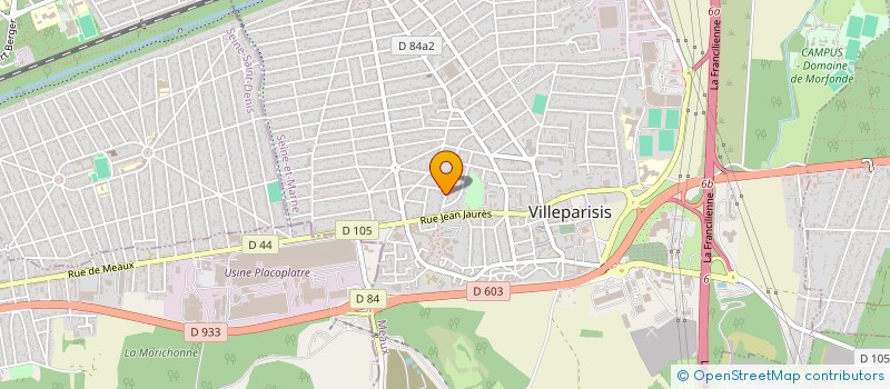 localisation de l'entreprise MONSIEUR DAN DELEANU à VILLEPARISIS