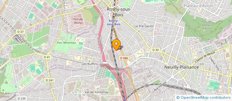 localisation de l'entreprise MONSIEUR DAN ELFASSY à ROSNY-SOUS-BOIS