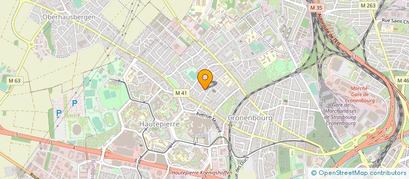 localisation de l'entreprise MONSIEUR DAN ENE à STRASBOURG