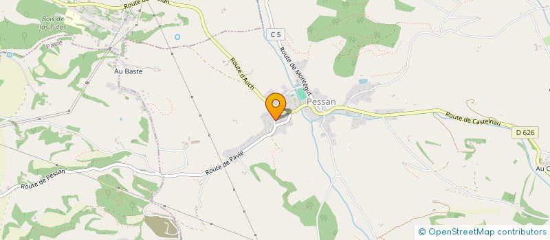 localisation de l'entreprise MONSIEUR DAN FAUCONNIER  PESSAN