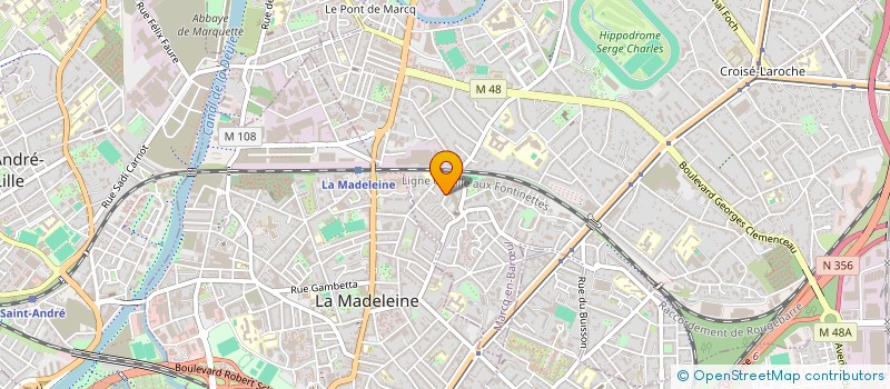 localisation de l'entreprise MONSIEUR DAN FIEVET à MARCQ-EN-BARŒUL