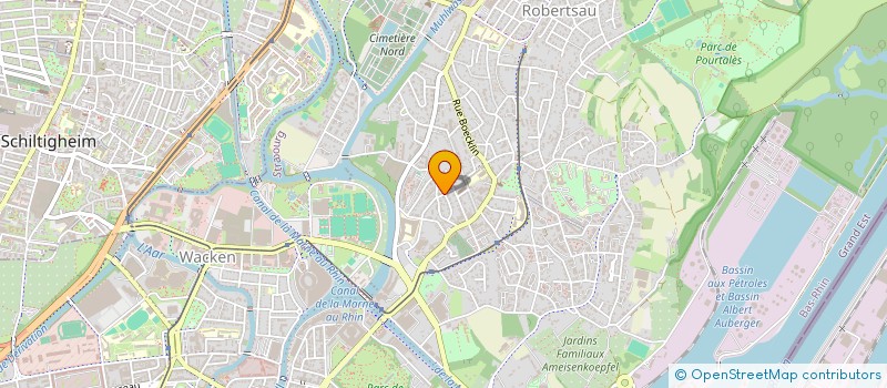 localisation de l'entreprise MONSIEUR DAN FRITZ à STRASBOURG