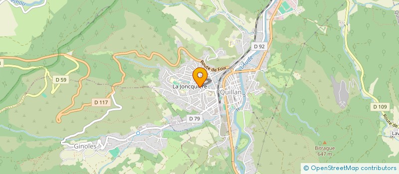 localisation de l'entreprise MONSIEUR DAN GILLET  QUILLAN