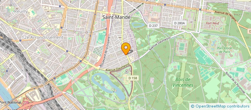 localisation de l'entreprise MONSIEUR DAN JOURNO à SAINT-MANDE