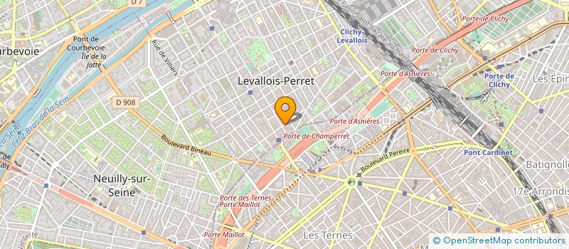 localisation de l'entreprise MONSIEUR DAN KARSENTY à LEVALLOIS-PERRET