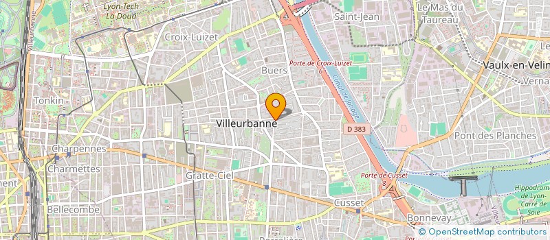 localisation de l'entreprise MONSIEUR DAN KARSENTY  VILLEURBANNE