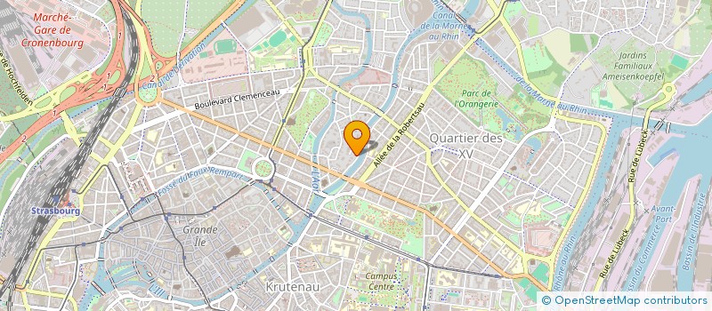 localisation de l'entreprise MONSIEUR DAN LECLAIRE à STRASBOURG