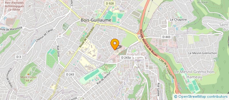 localisation de l'entreprise MONSIEUR DAN LELLOUCHE à BOIS-GUILLAUME