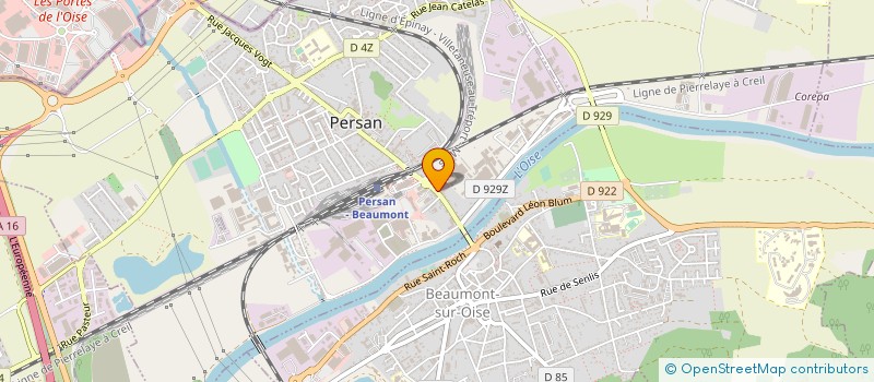 localisation de l'entreprise MONSIEUR DAN LEVY à PERSAN