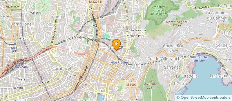 localisation de l'entreprise MONSIEUR DAN LISNIC à NICE