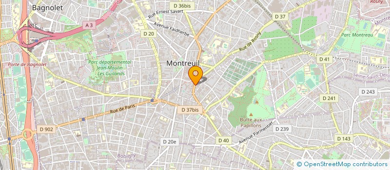 localisation de l'entreprise MONSIEUR DAN LUCHIAN à MONTREUIL