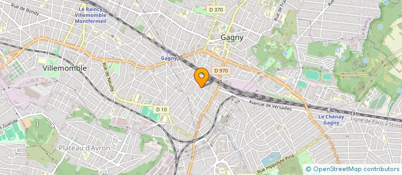 localisation de l'entreprise MONSIEUR DAN-MIHAI MATEI  GAGNY