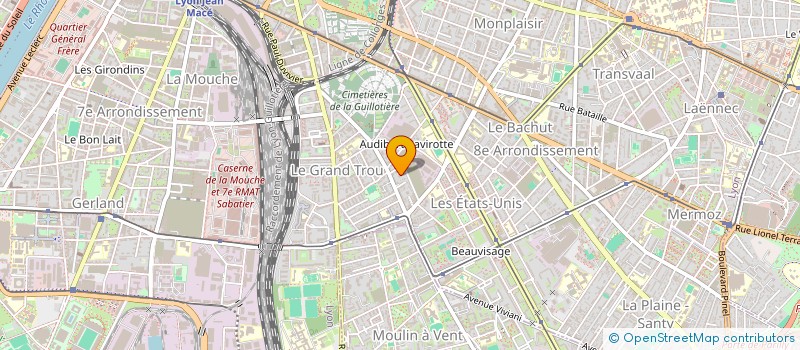 localisation de l'entreprise MONSIEUR DAN NDENGUE NDONGO  LYON