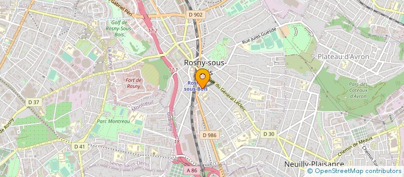 localisation de l'entreprise MONSIEUR DAN NISAND à ROSNY-SOUS-BOIS