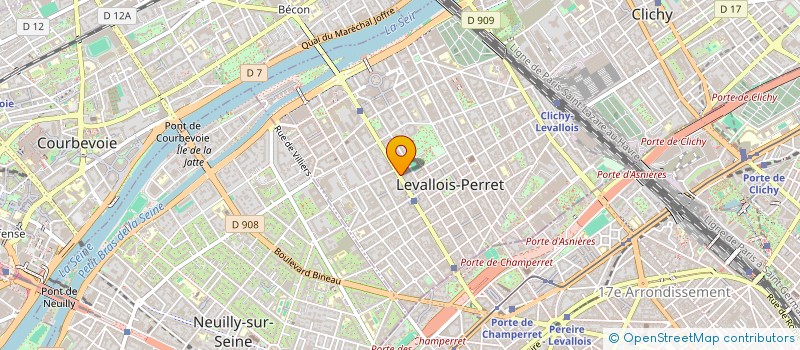 localisation de l'entreprise MONSIEUR DAN RACCAH à LEVALLOIS-PERRET