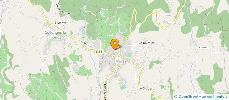 localisation de l'entreprise MONSIEUR DAN ROUZEE  MEYSSAC