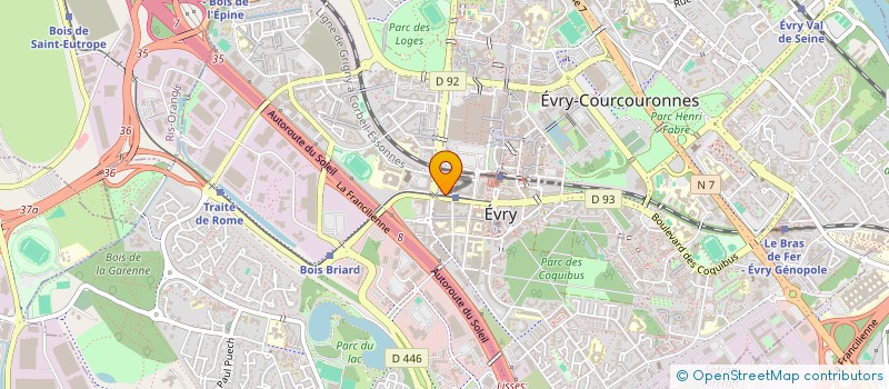 localisation de l'entreprise MONSIEUR DAN SFEDJ à EVRY-COURCOURONNES