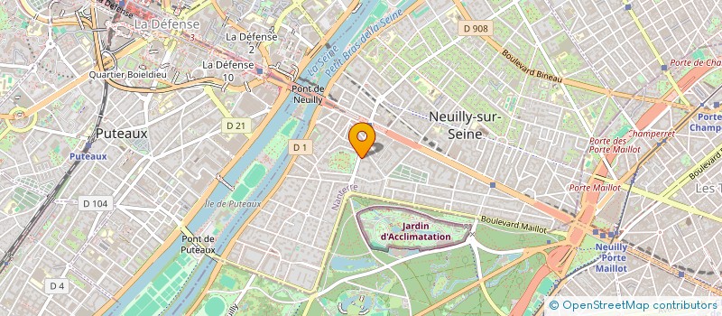 localisation de l'entreprise MONSIEUR DAN SITBON à NEUILLY-SUR-SEINE